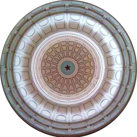 Austin Prints For Sale
Capitol Building in Austin.
The Beautiful Ceiling.
Austin Downtown.